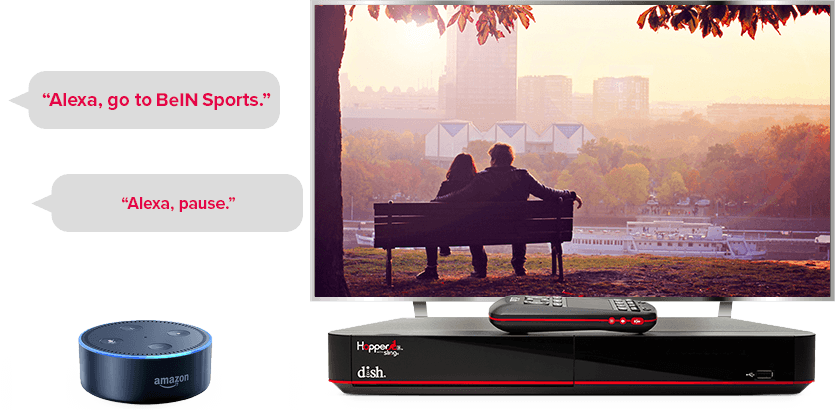 TV manos libres de DISH - Controla tu TV con Alexa de Amazon - Wyoming, MI - Dish Azteca - Distribuidor autorizado de DISH